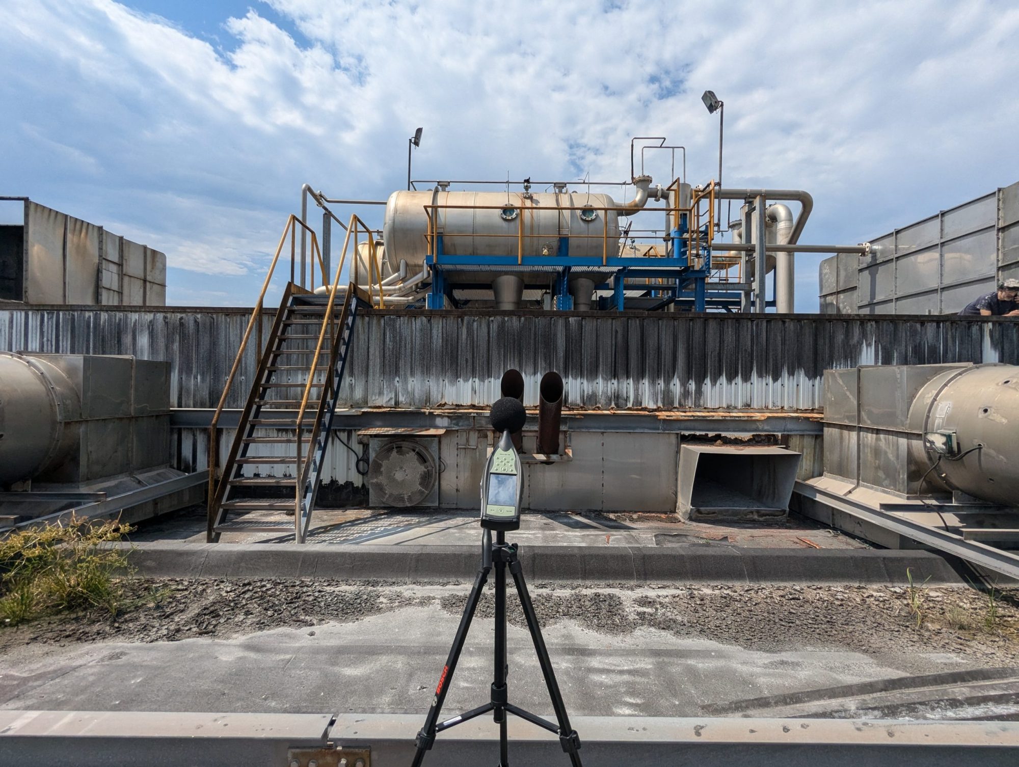Mesure du bruit environnemental dans l'industrie