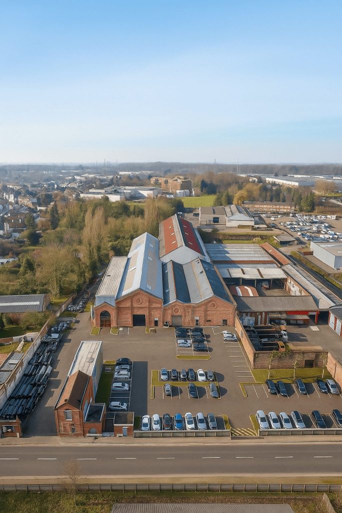 Vue aérienne du site industriel du Groupe Boët